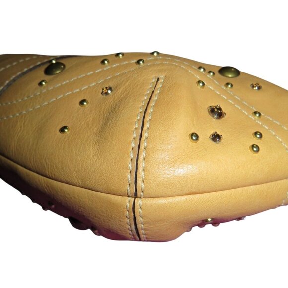 Coach 2005 Soho Studs & Swarovski Crystal Distressed Vachetta Leather Demi Bag - Picture 9 of 13